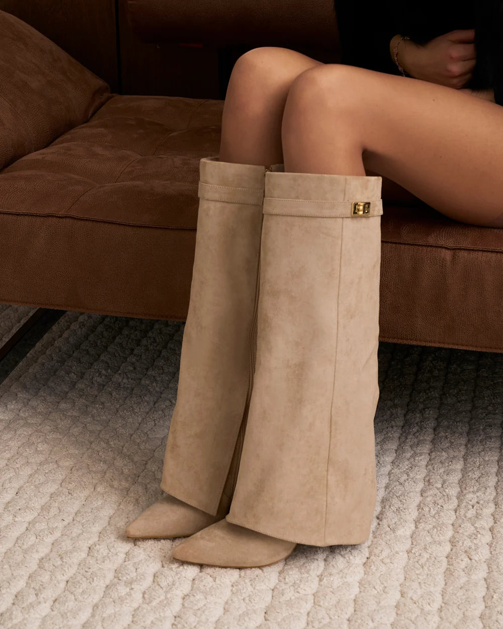 Botte en Daim - ELIN Ma boutique