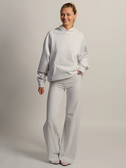 L'Ange : pantalon évasé avec revers Nolanea